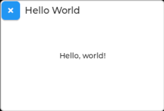 hello world app
