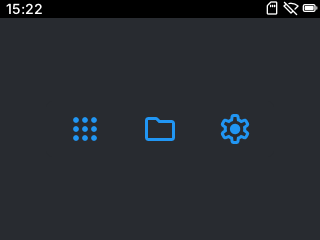 screenshot of launcher app