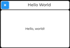 hello world app