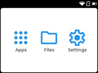 screenshot of desktop app