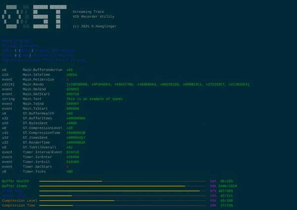 Demo of st_record.py in TUI mode Demo of st_record.py in TUI mode displaying various traced signals and diagnostic information regarding ST